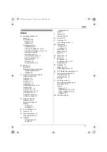 Preview for 71 page of Panasonic KX-TG9381 Operating Instructions Manual