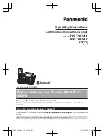 Panasonic KX-TG9542 Operating Instructions Manual preview