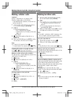 Preview for 22 page of Panasonic KX-TG9542 Operating Instructions Manual