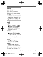 Preview for 31 page of Panasonic KX-TG9542 Operating Instructions Manual