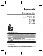 Panasonic KX-TGD810 Operating Instructions Manual preview