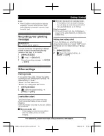 Предварительный просмотр 15 страницы Panasonic KX-TGD810 Operating Instructions Manual