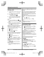 Предварительный просмотр 16 страницы Panasonic KX-TGD810 Operating Instructions Manual