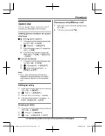 Предварительный просмотр 29 страницы Panasonic KX-TGD810 Operating Instructions Manual