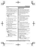 Предварительный просмотр 37 страницы Panasonic KX-TGD810 Operating Instructions Manual