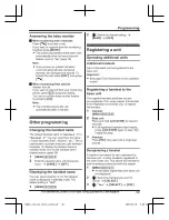 Предварительный просмотр 39 страницы Panasonic KX-TGD810 Operating Instructions Manual