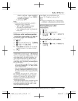 Предварительный просмотр 41 страницы Panasonic KX-TGD810 Operating Instructions Manual