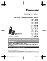 Preview for 1 page of Panasonic KX-TGE260 Operating Instructions Manual