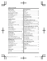 Preview for 2 page of Panasonic KX-TGE260 Operating Instructions Manual