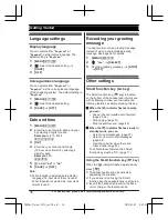 Preview for 16 page of Panasonic KX-TGE260 Operating Instructions Manual