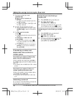 Preview for 30 page of Panasonic KX-TGE260 Operating Instructions Manual