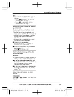 Preview for 55 page of Panasonic KX-TGE260 Operating Instructions Manual