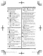 Preview for 59 page of Panasonic KX-TGE260 Operating Instructions Manual