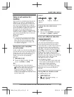 Preview for 63 page of Panasonic KX-TGE260 Operating Instructions Manual