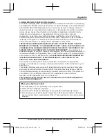 Preview for 91 page of Panasonic KX-TGE260 Operating Instructions Manual