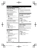 Предварительный просмотр 16 страницы Panasonic KX-TGF372 Operating Instructions Manual