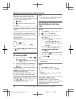 Предварительный просмотр 22 страницы Panasonic KX-TGF372 Operating Instructions Manual