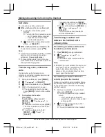 Предварительный просмотр 24 страницы Panasonic KX-TGF372 Operating Instructions Manual