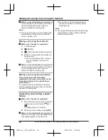 Предварительный просмотр 26 страницы Panasonic KX-TGF372 Operating Instructions Manual