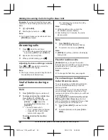 Предварительный просмотр 28 страницы Panasonic KX-TGF372 Operating Instructions Manual