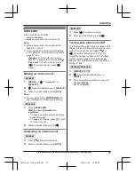 Предварительный просмотр 31 страницы Panasonic KX-TGF372 Operating Instructions Manual