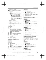 Предварительный просмотр 33 страницы Panasonic KX-TGF372 Operating Instructions Manual