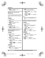 Предварительный просмотр 34 страницы Panasonic KX-TGF372 Operating Instructions Manual