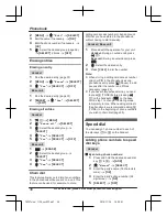 Предварительный просмотр 38 страницы Panasonic KX-TGF372 Operating Instructions Manual