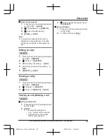 Предварительный просмотр 39 страницы Panasonic KX-TGF372 Operating Instructions Manual