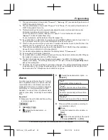 Предварительный просмотр 49 страницы Panasonic KX-TGF372 Operating Instructions Manual