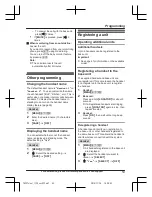 Предварительный просмотр 53 страницы Panasonic KX-TGF372 Operating Instructions Manual