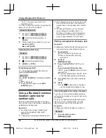 Предварительный просмотр 60 страницы Panasonic KX-TGF372 Operating Instructions Manual