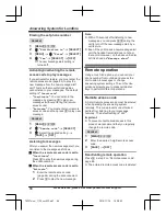 Предварительный просмотр 66 страницы Panasonic KX-TGF372 Operating Instructions Manual