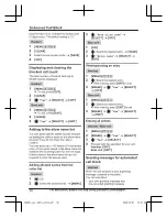 Предварительный просмотр 30 страницы Panasonic KX-TGF943 Operating Instructions Manual