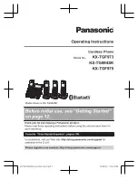 Panasonic KX-TGF973 Operating Instructions Manual preview