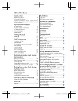 Preview for 2 page of Panasonic KX-TGF973 Operating Instructions Manual