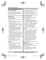 Preview for 8 page of Panasonic KX-TGF973 Operating Instructions Manual