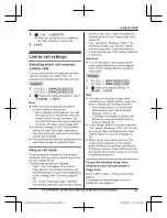 Preview for 21 page of Panasonic KX-TGF973 Operating Instructions Manual