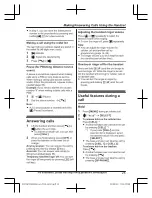 Preview for 25 page of Panasonic KX-TGF973 Operating Instructions Manual