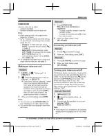 Preview for 37 page of Panasonic KX-TGF973 Operating Instructions Manual