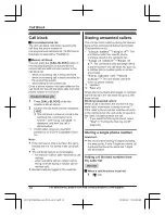 Preview for 38 page of Panasonic KX-TGF973 Operating Instructions Manual