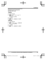 Preview for 41 page of Panasonic KX-TGF973 Operating Instructions Manual