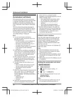 Preview for 42 page of Panasonic KX-TGF973 Operating Instructions Manual