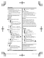 Preview for 48 page of Panasonic KX-TGF973 Operating Instructions Manual