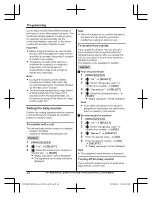 Preview for 64 page of Panasonic KX-TGF973 Operating Instructions Manual