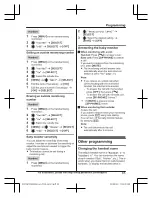 Preview for 65 page of Panasonic KX-TGF973 Operating Instructions Manual