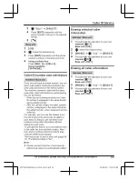 Preview for 69 page of Panasonic KX-TGF973 Operating Instructions Manual