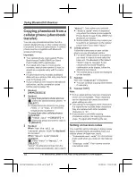 Preview for 70 page of Panasonic KX-TGF973 Operating Instructions Manual