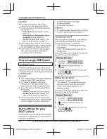 Preview for 72 page of Panasonic KX-TGF973 Operating Instructions Manual