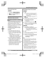 Preview for 73 page of Panasonic KX-TGF973 Operating Instructions Manual